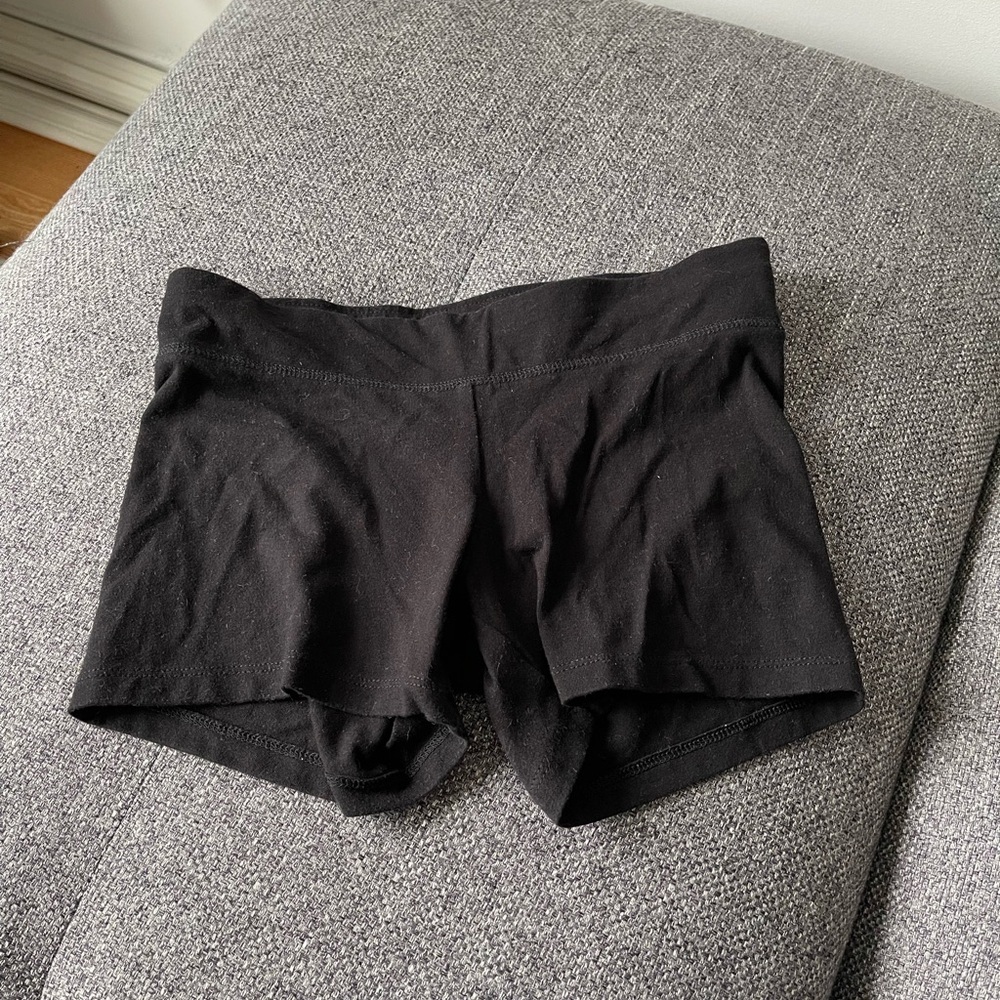 Garage Mid waist Black legging Shorts